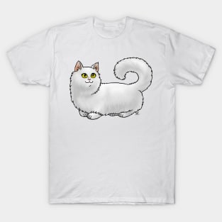 Cat - Munchkin Cat - White Longhair T-Shirt